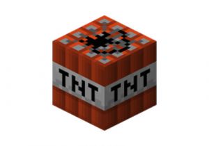 Minecraft Tnt Block Template Tnt Printable Minecraft Tnt Block Papercraft Template