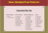 Mini Business Plan Template Free Small Business Plan Template by formsword