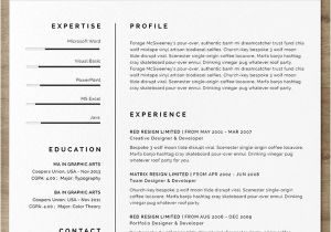 Minimalist Resume Template Word 24 Free Resume Templates to Help You Land the Job