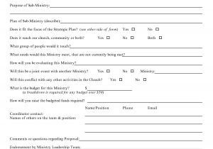 Ministry Proposal Template 10 Best Images Of Church event Proposal Template event