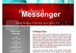 Missionary Newsletter Templates Missions Church Newsletter Template