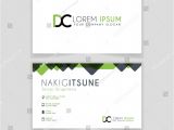 Mobile Shop Visiting Card Background Simple Business Card Initial Letter Dc Stock Vector Royalty