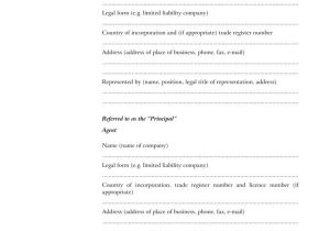 Model Management Contract Template 10 Agent Contract Samples and Templates Pdf Word