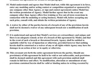 Model Management Contract Template Modeling 101 A Model 39 S Diary Wanna See What A Modeling