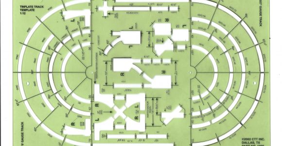 Model Railroad Track Templates Designing A Track Plan for An O Gauge Model Railroad