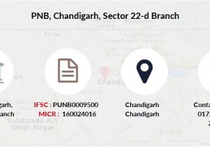 Modern Cards Sector 22 Chandigarh Pnb Chandigarh Sector 22 D ifsc Code Punb