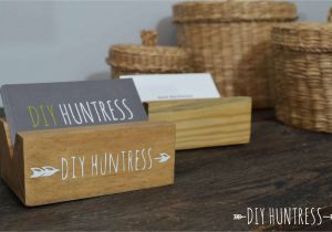 Modern Desk Business Card Holder Diy Wooden Business Card Holder Diy Huntress