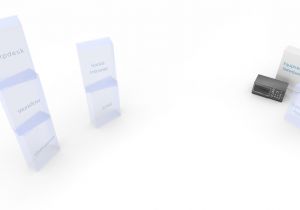 Modern Desktop Business Card Holder Flying Dog software