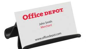 Modern Desktop Business Card Holder Office Depota Brand Business Card Holder Black Item 999063