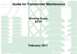 Modern Essentials Reference Card Pdf Guide for Transformer Maintenance Cigre 445