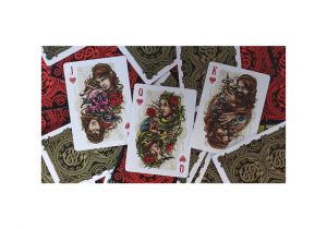 Modern Flap Card by Hondo Primordial Greek Mythology Playing Cards Gold Gilded Aether Edition