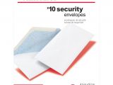 Modern Flap Card to Box Office Depota Security Envelopes 10 4 1 8 X 9 1 2 White Box Of 500 Envelopes Item 633896