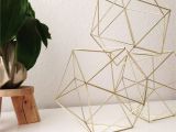 Modern Geometric Wedding Card Box Geometric Icosahedron Himmeli Coffee Table Decor Modern