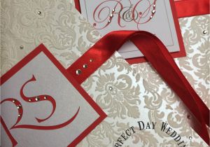 Modern Indian Wedding Card Designs Beautiful Red Indian Wedding Invitation with Flock Card and