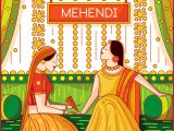 Modern Indian Wedding Card Designs Contemporary Indian Wedding Suite 2 Mehendi Invite