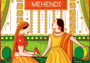 Modern Indian Wedding Card Designs Contemporary Indian Wedding Suite 2 Mehendi Invite
