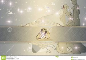 Modern Invitation Card for Wedding Wedding Invitation Card Design Stock Illustration