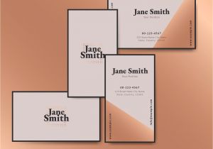 Modern Name Card Free Template Download Premium Vector Of Bronze Business Card Template