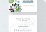 Modern Name Card Free Template Engineering Business Card or Name Card Template