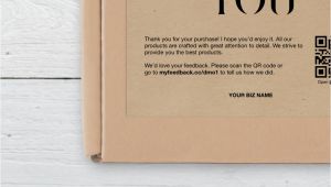 Modern Thank You Card Template Business Thank You Card Thank You for Your Purchase