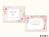 Modern Thank You Card Template Pin On Wedding Thank You Cards