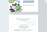 Modern Visiting Card Design Vector Engineering Business Card or Name Card Template