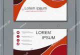 Modern Visiting Card Design Vector Modern Geometric Style Visiting Card Vector Stock Vector