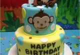 Monkey Birthday Cake Template Free Printable Little Monkey Birthday Invitation Template