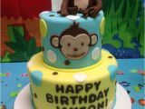 Monkey Birthday Cake Template Free Printable Little Monkey Birthday Invitation Template