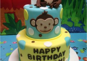 Monkey Birthday Cake Template Free Printable Little Monkey Birthday Invitation Template