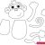 Monkey Body Template Crafts Actvities and Worksheets for Preschool toddler and