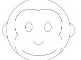 Monkey Face Template for Cake Bunny Head Template Gallery Template Design Ideas