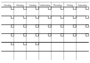 Month at A Glance Calendar Template 5 Best Images Of Blank Month at A Glance Printable