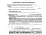 Month to Month Contract Template Month to Month Lease 8 Free Pdf Word Download