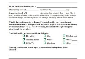 Month to Month Rental Contract Template Sample Month to Month Lease Agreement 8 Free Documents