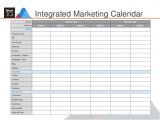 Monthly Marketing Calendar Template Building An Integrated Marketing Plan