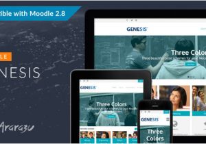 Moodle Email Templates Genesis Responsive Moodle theme themeforest