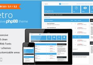 Moodle Email Templates Metro A Responsive theme for PHPbb3 by Pixelgoose