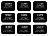 Mormon Missionary Name Tag Template All Things Bright and Beautiful Elder Sister Missionary