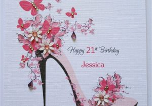 Most Beautiful Card for Teacher Handmade Personalised Female Birthday Card 18th 21st 30th