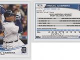 Most Expensive Modern Baseball Card Details About 2013 topps Miguel Cabrera 374
