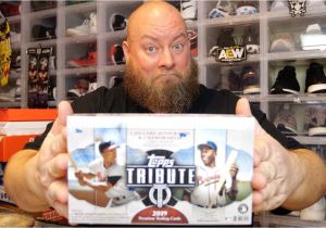 Most Expensive Modern Baseball Card Opening Up A 230 Mystery Box Of Baseball Cards High End Premium topps Tribute 2019