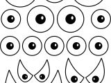 Moster Templates 6 Best Images Of Printable Eyes Nose Mouth Templates