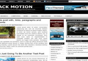 Motion 4 Templates Free Download Black Motion Blogger Template Free Download