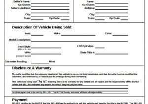 Motor Vehicle Bill Of Sale Template Pdf 8 Vehicle Bill Of Sale forms to Download Sample Templates