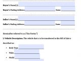 Motor Vehicle Bill Of Sale Template Pdf Texas Motor Vehicle Bill Of Sale