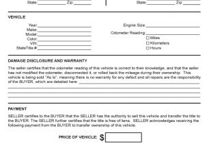 Motor Vehicle Bill Of Sale Template Pdf Vehicle Bill Of Sale form 86 Free Templates In Pdf Word