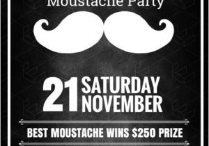 Movember Email Template Customizable theme Nights Poster Templates Diy In Easil