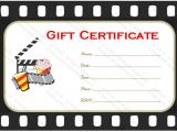 Movie Gift Certificate Template Go to Movie Gift Certificate Template