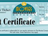 Movie Gift Certificate Template Movie Gift Certificate Template Free Images Certificate